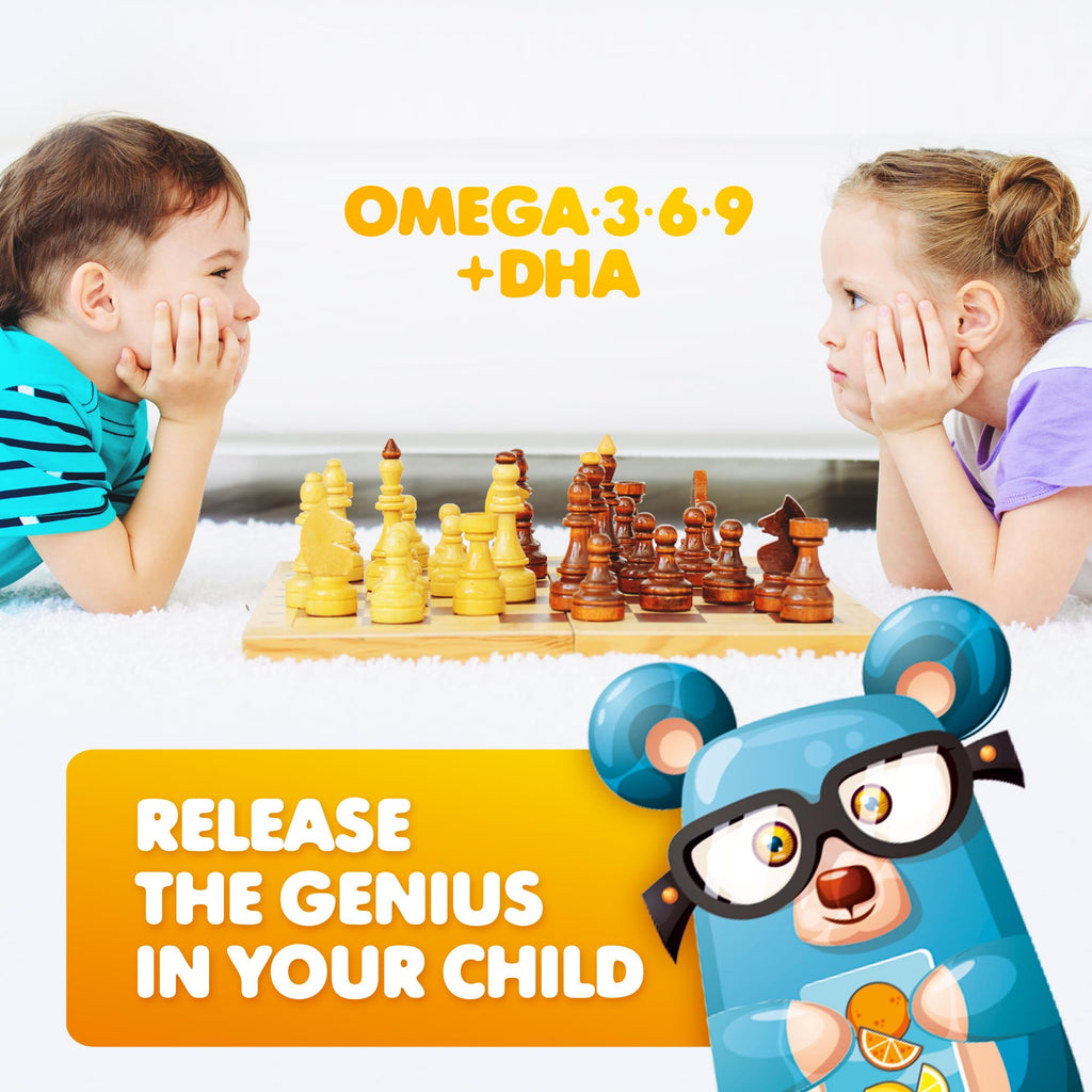 DR. MORITZ Vegan Omega 3 Gummies for Kids and Toddlers (90 Count), Omega 3 Kids Gummies for Brain and Heart Health, No Fish Oil and Gluten Free