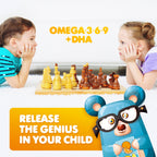 DR. MORITZ Vegan Omega 3 Gummies for Kids and Toddlers (90 Count), Omega 3 Kids Gummies for Brain and Heart Health, No Fish Oil and Gluten Free