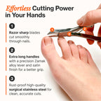Medical Grade Toenail Clippers Podiatrist's Nippers for Thick and Ingrown Nails