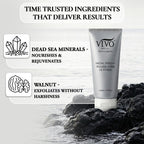Vivo Per Lei Facial Peeling Gel - Helps Address Dead Skin Buildup - Gentle Exfoliating Gel for Rough, Dry, Sensitive or Mature Skin - Face and Body Scrub - Non Abrasive - 4.05 Fl. Oz.