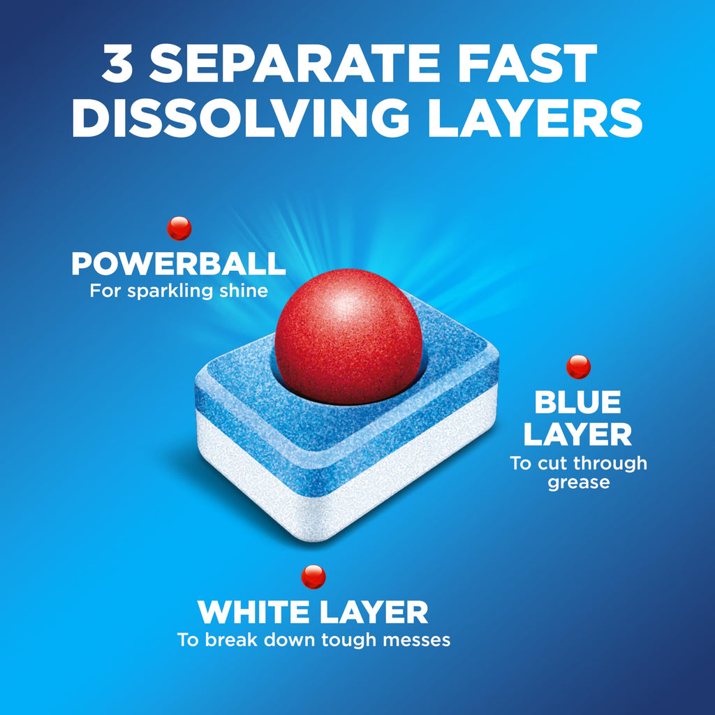 Finish Powerball Dishwasher Pods, Wrapper Free Dish Detergent, 84ct