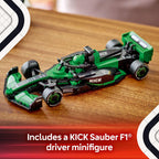 LEGO Speed Champions Kick Sauber F1 Team C44 Race Car Toy - Building Set for Kids, Boys & Girls, Ages 10+ - Toy Car for F1 Fans - Gift Idea for Birthday - 77247