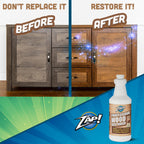 Zap Wood Restorer & Wood Maintainer 2 10 Ounce Bottles As Seen On Tv