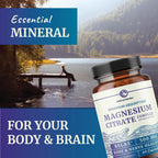 Magnesium Citrate Complex 500 MG for Calm & Relaxation | High Absorption Magnesium Supplement | Citrato de Magnesio | Constipation & Digestion Support Non-GMO Soy-Free | 60 Mag Citrate Capsules