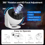 Planetarium Projector Pro for Bedroom, 13 in 1 Star Projector Galaxy Light, Ceiling Night Light Milky Way Mood Lighting with Timer, LED Space Galaxy Lamp Bedroom Room Decor for Adults Kids - White