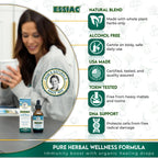 Essiac Original Tea USDA Organic Daily Drops for Enhanced Lymphatic Drainage and Immune Support | Alcohol Free Concentrated Formula | 2oz (59ml)
