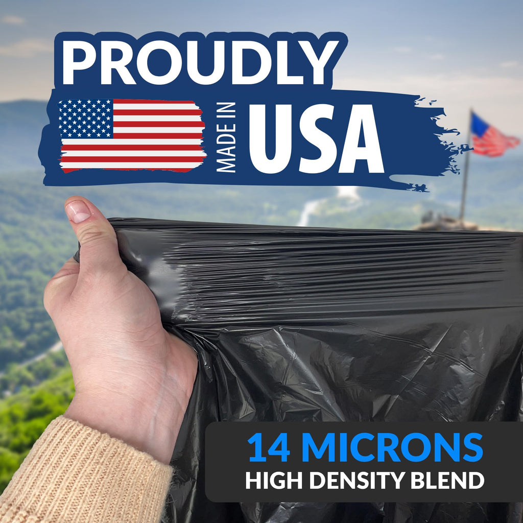 Reli. 40 to 45 Gallon Trash Bags Heavy Duty | 250 Trash Bags with Ties | Super Sizeable, Black, Serious Garbage Cleanup