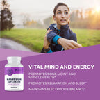 VIMERGY Magnesium Glycinate – Stress Support – Chelated to Avoid Tummy Upset*– Promotes Heart Health & Energy*– Kosher, Vegan Gluten-Free – 60 Caps