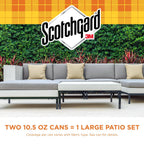Scotchgard Water & Sun Shield Outdoor Fabric Protector Spray, UV Protection and Water Protection for Patio Furniture, Upholstery & More – 10.5 oz Aerosol (3 Cans)