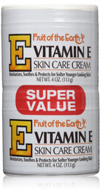 Fruit of the Earth Vitamin-E Cream 4 oz. Jar (Case of 6)