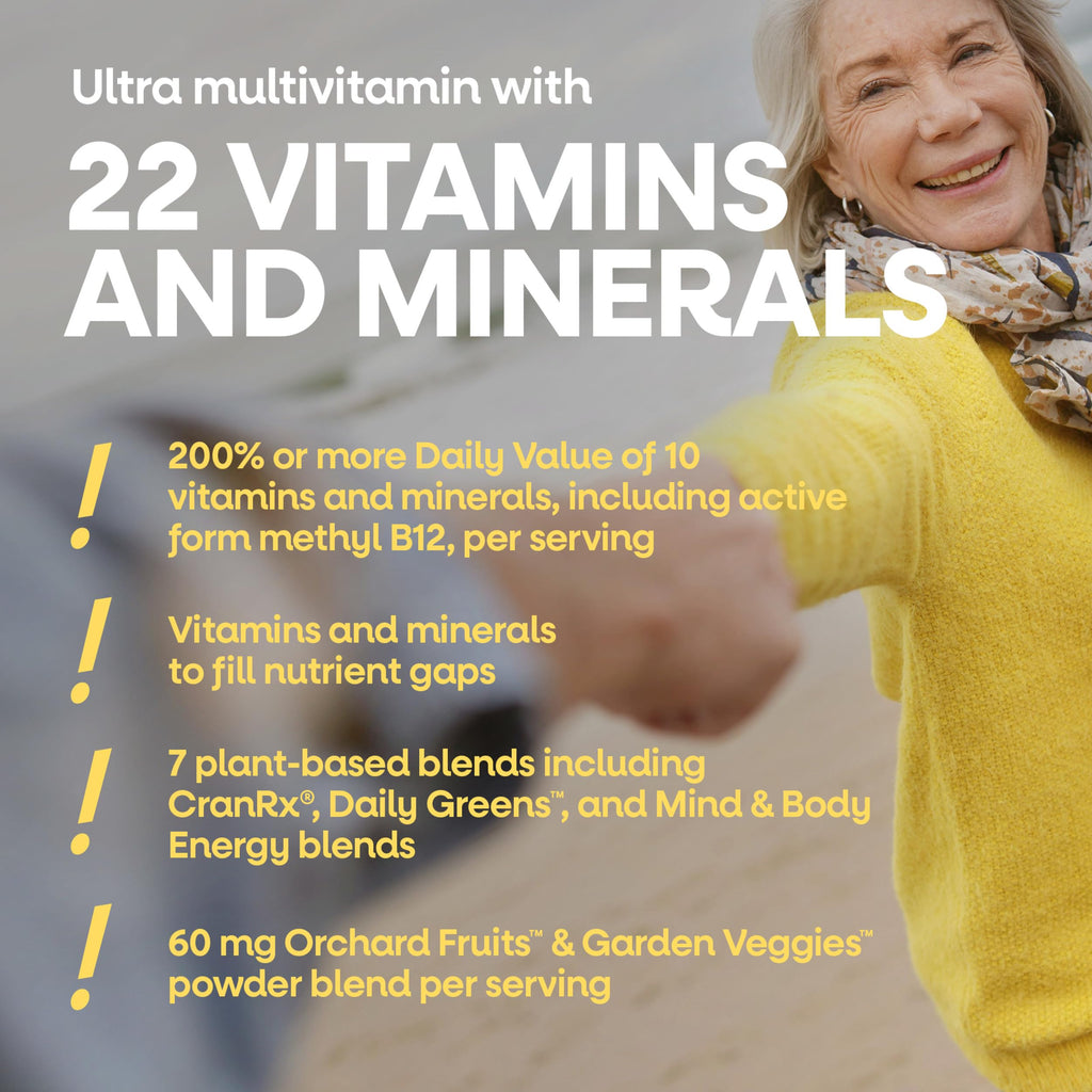 Nature's Way Alive! Ultra Potency Multivitamin for Women 50 Plus, Complete High Potency Formula with Vitamin D3, C, E, Methylated B12, Supports, Heart, Brain, and Bone Health*, 60 Tablets (Set of 3)