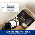 Tineco Floor ONE Stretch S6 Cordless Wet Dry Vacuum Cleaner, 180°Lay-Flat Smart Vacuum Mop, 40 Minutes Long Runtime 158℉ Flashdry Self-Cleaning, Dual-Sided Edge Cleaning Lightweight Floor Cleaner