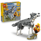 LEGO Creator 3 in 1 Forest Animals: Gray Wolf 31393