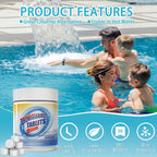 1.2LB Bromine Tablets for SPA Hot Tub, 1 inch Tablets, Hot Tub Bromine Tablets, Soft Water Feel, No Chlorine Odor, Great Chlorine Alternative