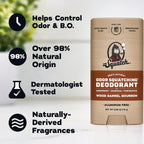 Dr. Squatch Natural Men’s Deodorant, Aluminum Free Deodorant Men (3-Pack)