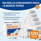 Kingstar Sterile Stretch Gauze Rolls, Bulk 120 Pack 2in x 4.1 Yards