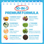 Ashwagandha Gummies 2000mg for Women Men - Sugar Free, Vegan - Organic Ashwagandha Root Extract Supplements Gummy & Vitamin D3, B12 and Turmeric, Promote Relaxation, Mixed Berry Flavor, 120 Count