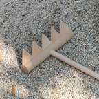 Outdoor Zen Garden Rake Large Japanese Rock Sand Garden Rake Tool