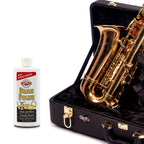 HOPE'S Brass Polish and Cleaner, Prevents Tarnish, Safe for Brass, Copper, Chrome, and Sterling Silver, Metal Polish for Cymbals, Trombone, Trumpet, and Other Instruments, 8 oz, Pack of 12