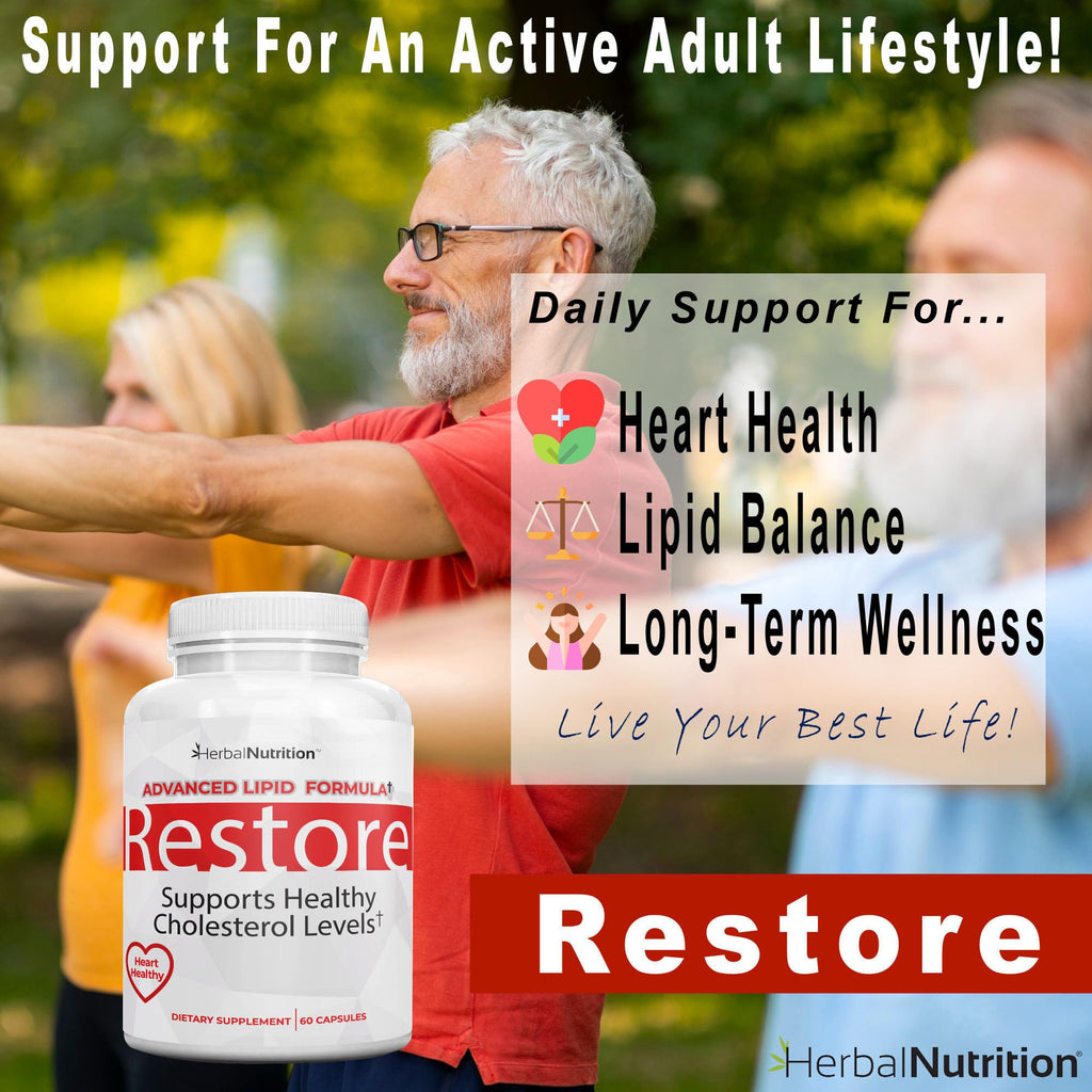 Restore Heart Health & Cholesterol Support Supplement, 270 Capsules