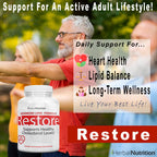 Restore Heart Health & Cholesterol Support Supplement, 270 Capsules
