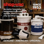 Shop-Vac 8 Gallon 6.0 Peak HP Wet/Dry Vacuum, Stainless Steel Tank, Portable Shop Vacuum with Multifunctional Attachments for Jobsite, Garage & Workshop. 5989400