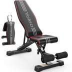 YOLEO Adjustable Weight Bench, ASTM-Certified 827LBS, 98% Pre-Assembled