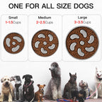 Feedoo Slow Feeder Dog Bowl-2Cups for Medium Breeds, Double Wall Food-Grade Stainless Steel, Heavy Duty with Non-Slip Rubber Base, Puzzle Maze Bowl to Slow Down Eating