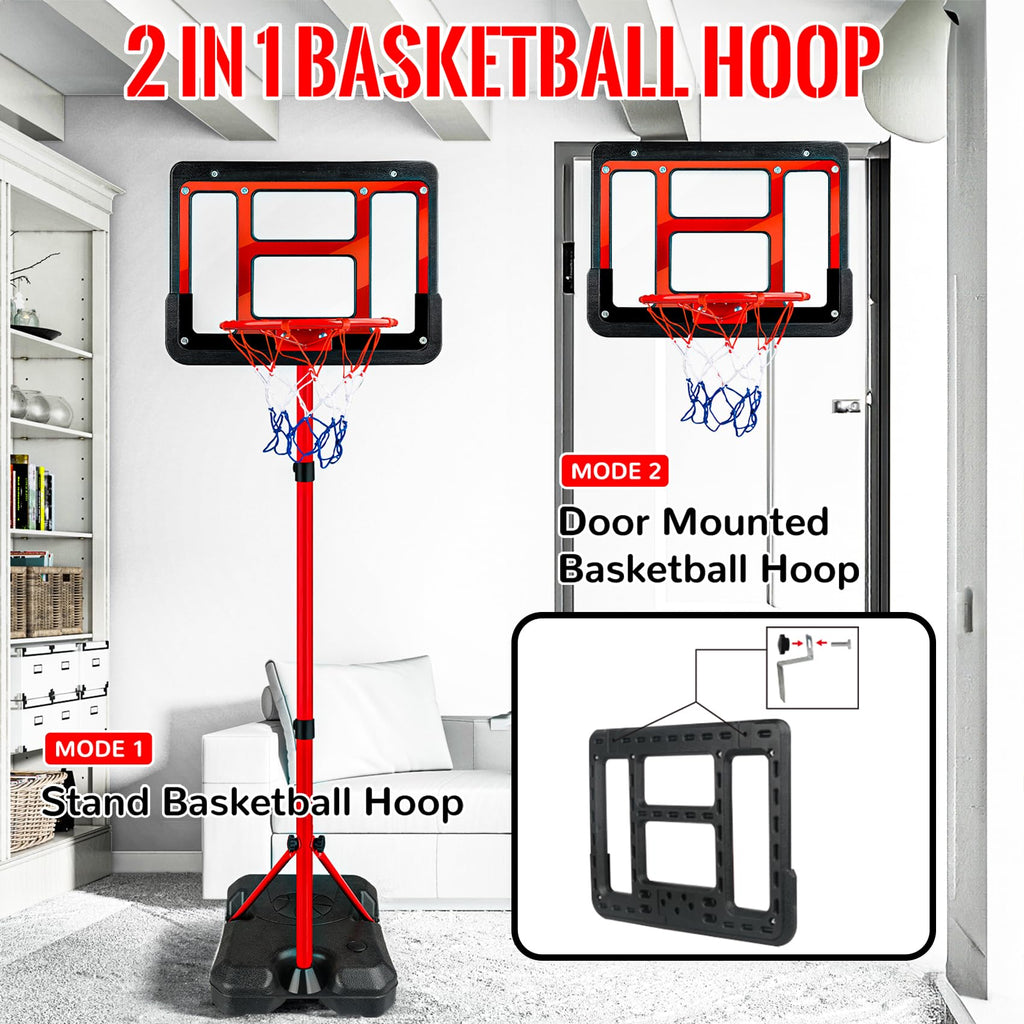 Toy Basketball Hoop, Adjustable Height Basketball Hoop Indoor Toys