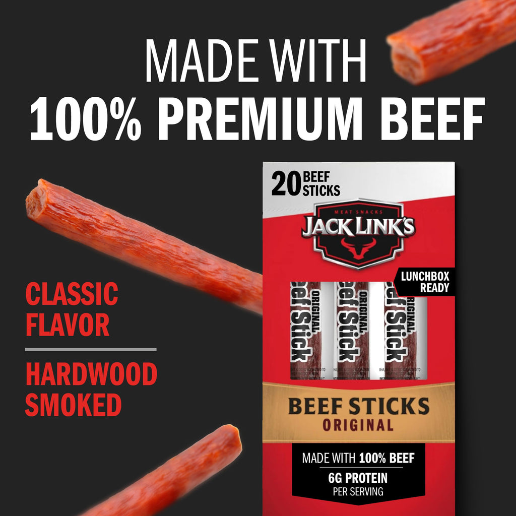 Jack Link's Original Beef Jerky Sticks - 0.92 oz (20 Pack)