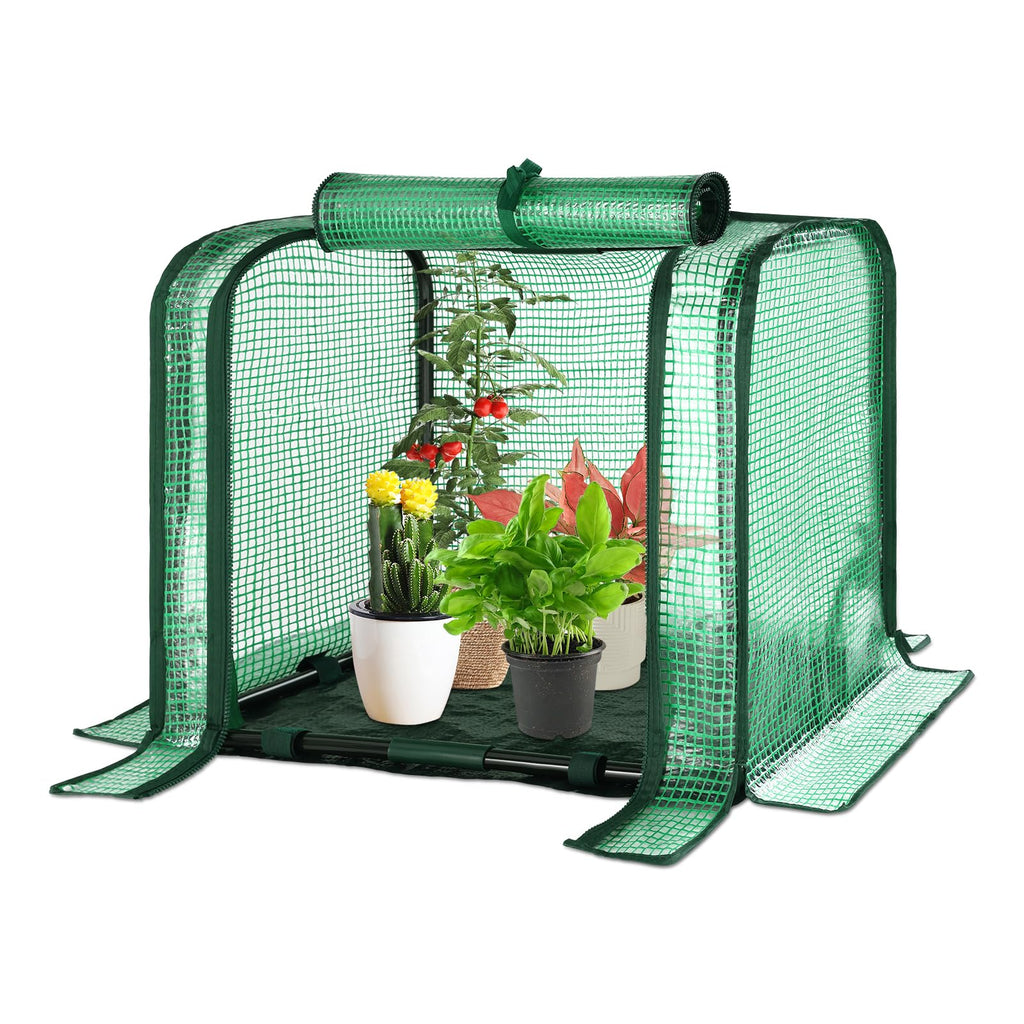 U'Artlines Portable Mini Greenhouse Small Green House 23x13x17 Inch
