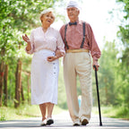 FSA/HSA Eligible, Vaunn Medical Easy Grip Height Adjustable Folding Cane/Walking Stick with Strap/Pouch- Compact, Portable, and Safe Walking Assistant- Non-Slip Grip Handle- Men, Women, Elderly