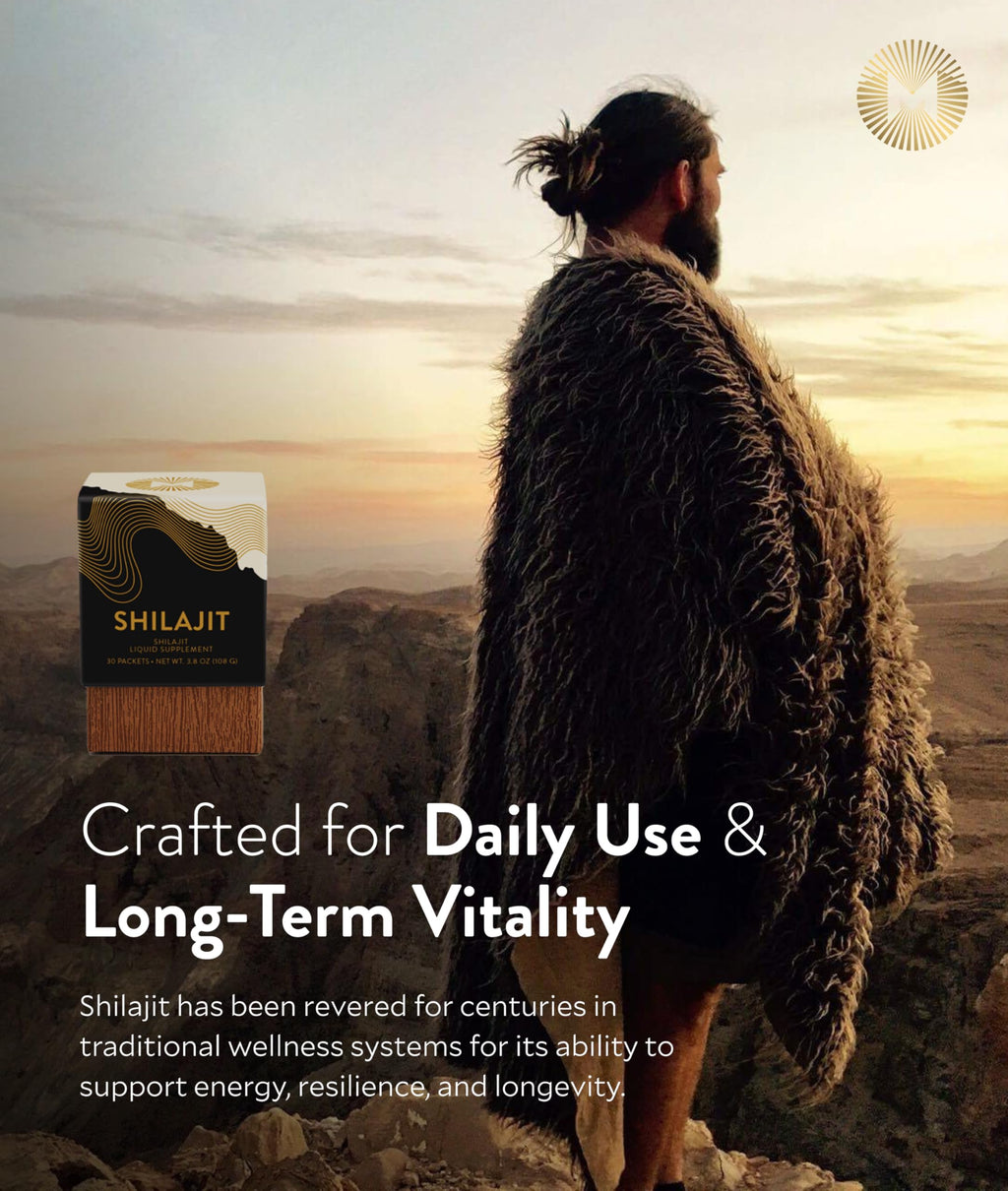 Manna Vitality Shilajit Resin Sachets | 500mg Himalayan Shilajit | 88% Fulvic Acid | Energy, Stamina, Mental Clarity, Hormonal Health & Vitality | 30 Count