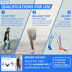 iWALK3.0 – The Original Hands Free Knee Crutch - Alternative to Crutches and Knee Scooters - iWALK Replaces Crutches for Adults - Peg Leg Crutch For Lower Leg Injuries - See All Qualifications for Use - Not for Elderly or Balance Impaired