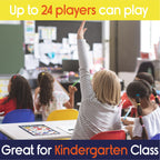 THE BAMBINO TREE Alphabet and Phonics Bingo - ABC Learning Letter Recognition and CVC Words with Pictures - Phonics Games for Kids Ages 3-7 yrs Preschool Kindergarten