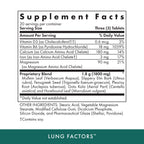 Michael's Health Naturopathic Programs Lung Factors - 60 Vegetarian Tablets - Nutrients for Lung Function - With Vitamin D, Calcium, and Magnesium - Kosher - 20 Servings