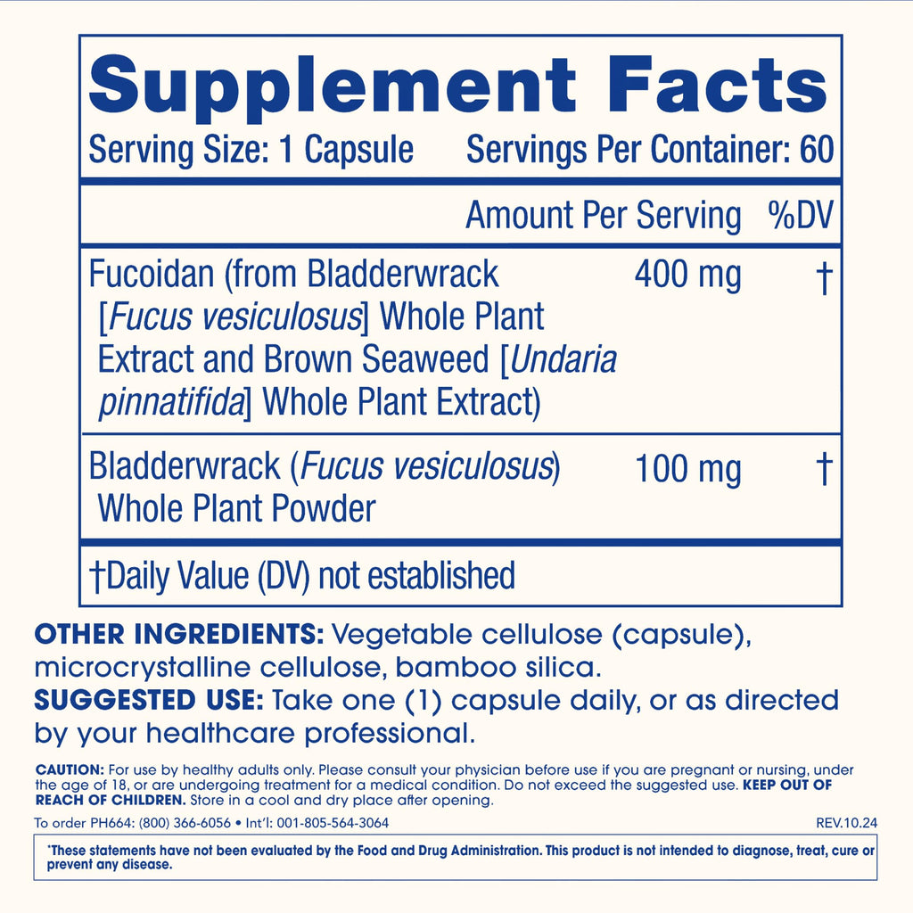 ProHealth Sirtuin 6 Activator | 60 Capsules | Fucoidan-Rich Seaweed Extract to Activate SIRT6 for Longevity, DNA & Cellular Support | Triple Lab-Tested, GMP-Manufactured in USA