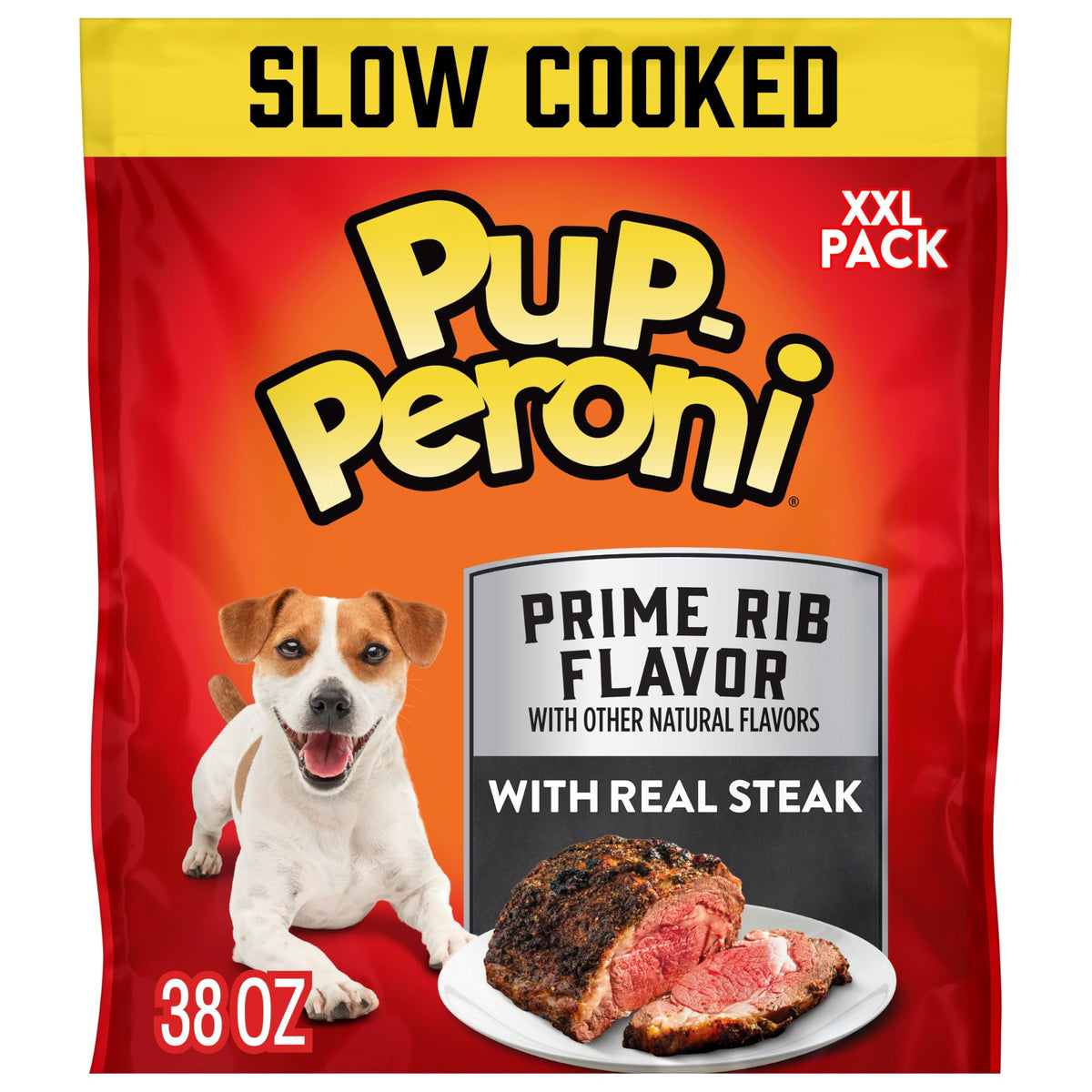 Pup-Peroni Prime Rib Flavor Dog Treats, 38 Oz. Bag