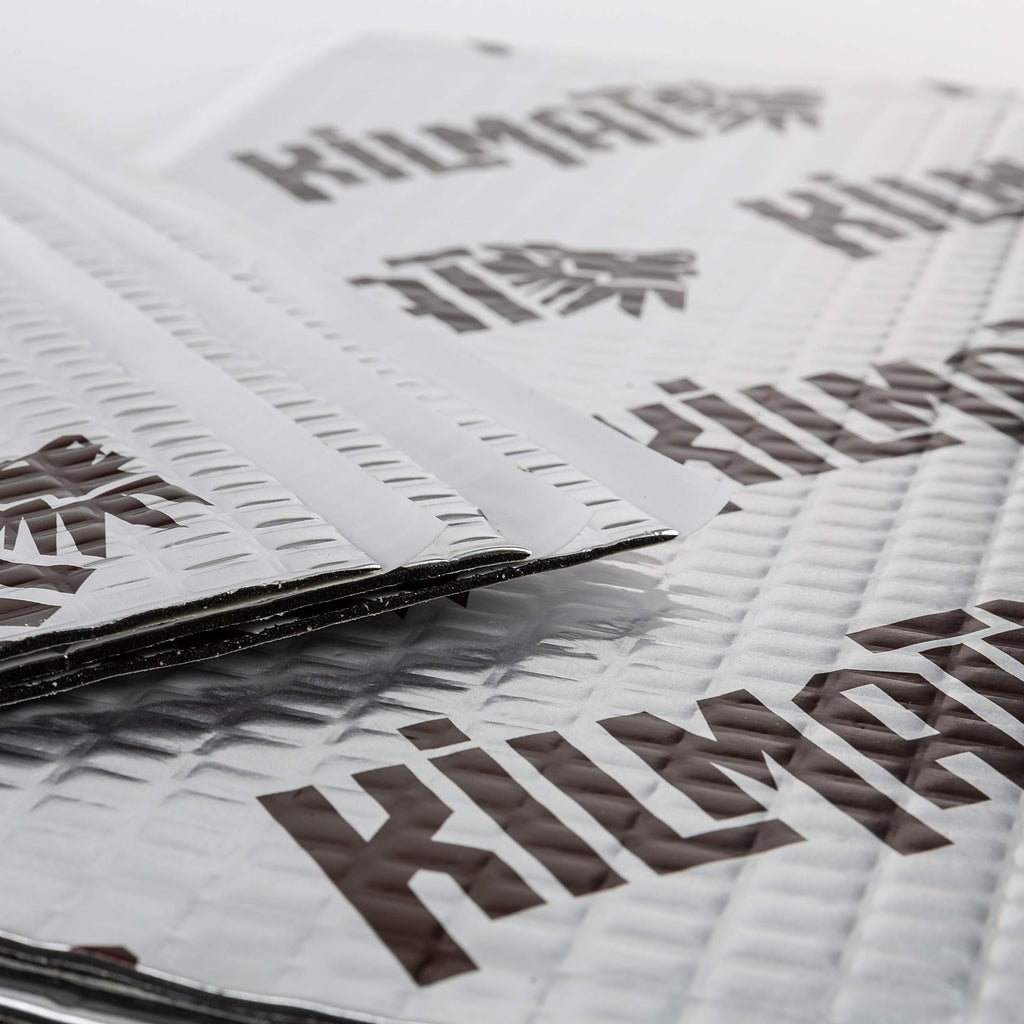 KILMAT 80 Mil (2 mm) 36 Sqft (3.4 Sqm) Car Sound Deadening Mat, Alubutyl Automotive Sound Deadener, Audio Noise Insulation and Dampening