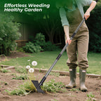 Walensee 2-in-1 Weed Puller Tool and Garden Hoe, Long Handle Weed Rake