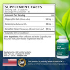 Vital Plan Gut Balance Supplement by Dr. Bill Rawls - Advanced Digestive Health Support Formula w/Clinical-Grade Slippery Elm Bark, Berberine & Dandelion Extract for Women & Men (180 Capsules)