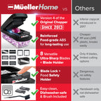 MUELLER HOME Pro-Series 10-in-1, 8 Vegetable Chopper & Mandoline Slicer