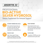 Argentyn 23 Professional Immune Support - Colloidal Silver, Bio-Active Silver Hydrosol, 23 ppm, Liquid Dropper, 2 Fl Oz (59 mL)
