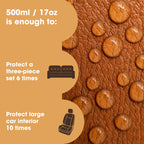 Furniture Clinic Leather Protection Cream | 2-in-1 Leather Conditioner & Waterproofing Protector for Furniture, Shoes, Car Seats & More | Prevent Stains while Nourishing | 17oz/ 500ml