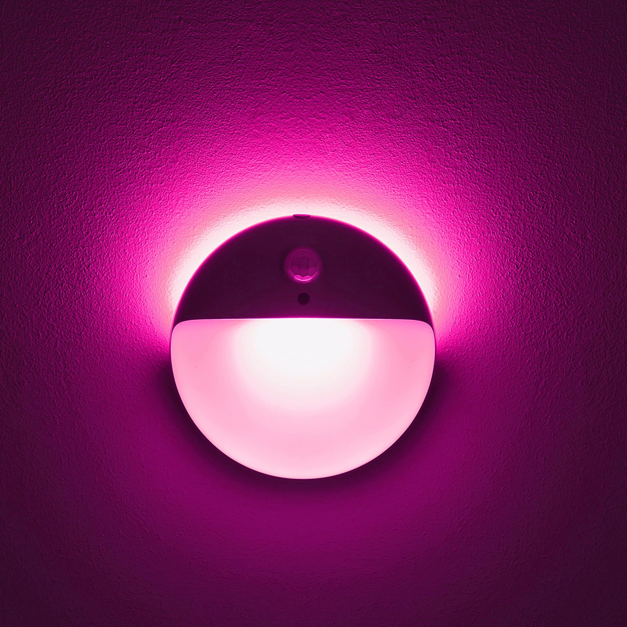 YUNLEX 2 Pack Pink Battery Night Light, Motion Activated Night Light, 2.6" Small Sticky Lights, 3 Light Modes, Dimmable Soft Glow for Bedroom, Nursery, Baby, Kids, Sleep, Soothing Fear of The Dark