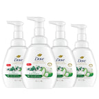 Dove Advanced Care Foaming Hand Soap, Aloe & Eucalyptus, 4 Count, 10.1 oz