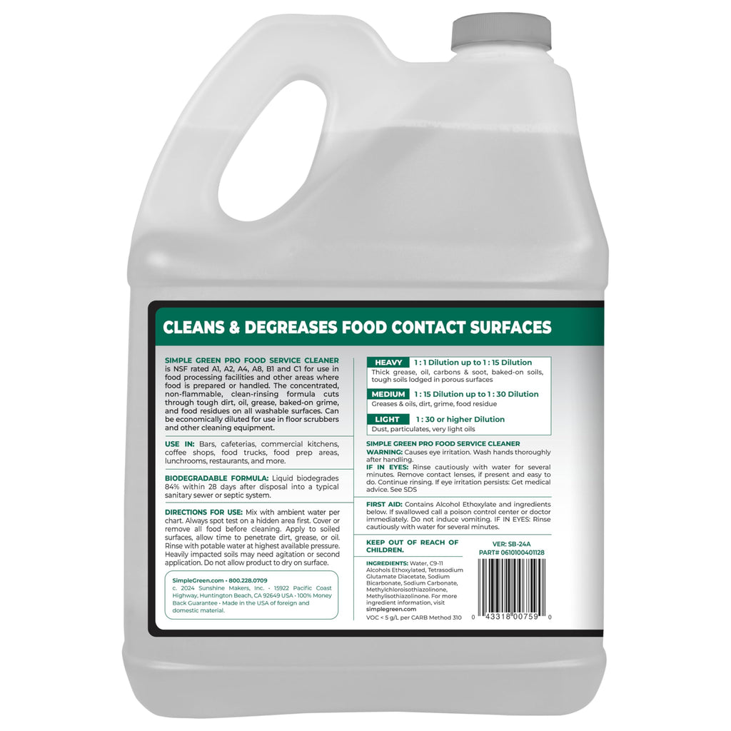 Simple Green Pro Food Service Cleaner 1 Gal