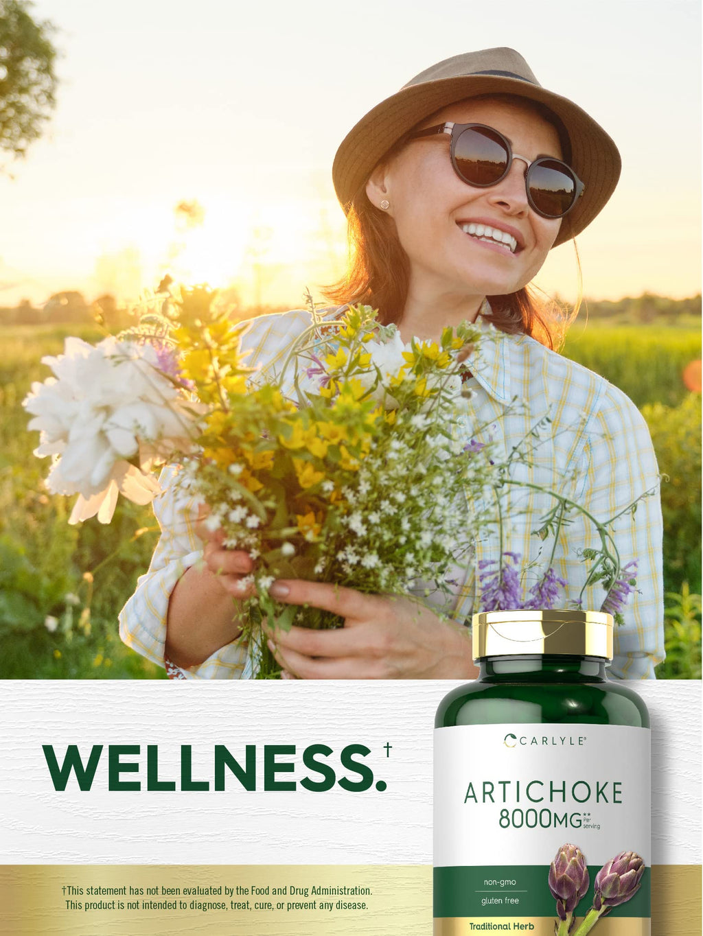 Carlyle Artichoke Extract Capsules | 200 Count | Non-GMO, Gluten Free Supplement