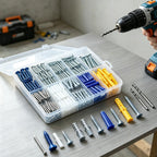 Wensilon (270 pcs) Assortment Plastic Drywall Wall Anchors Kit Screws