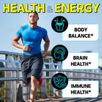DEDICAD 1000Mg Shilajit Capsules - 180 Counts - Shilajit Supplement for Body Balance, Heart, Brain & Immune Health Support - Contains Natural Fulvic, Humic Acid & 85 Others